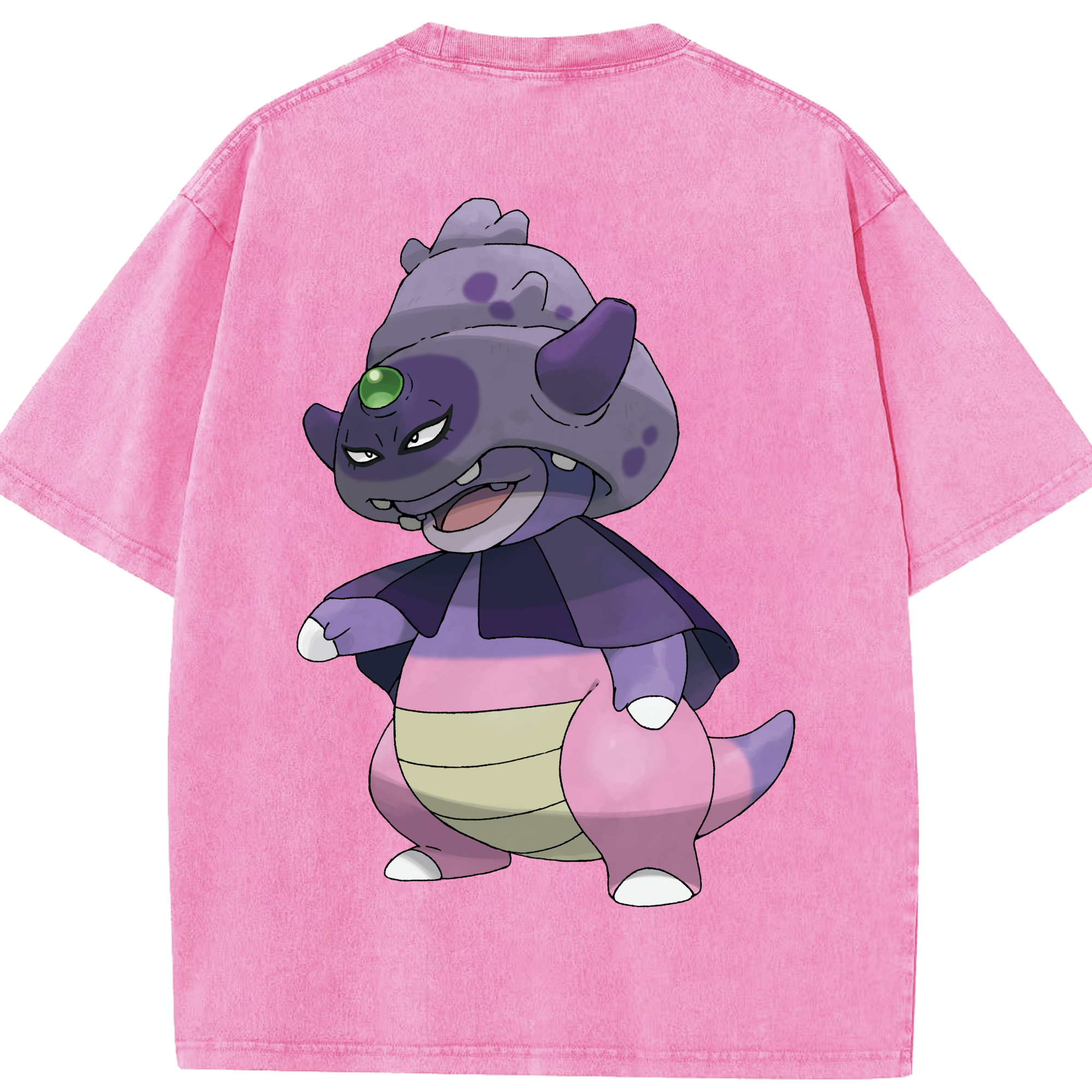（画像用） ポケットモンスター Pokémon 綿100% ヴィンテージ風 半袖Tシャツ（背面プリント）